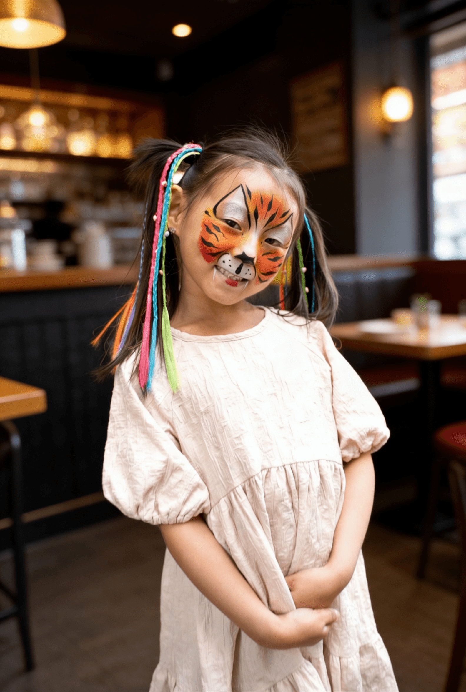 Kinderschminken bei Le Burger