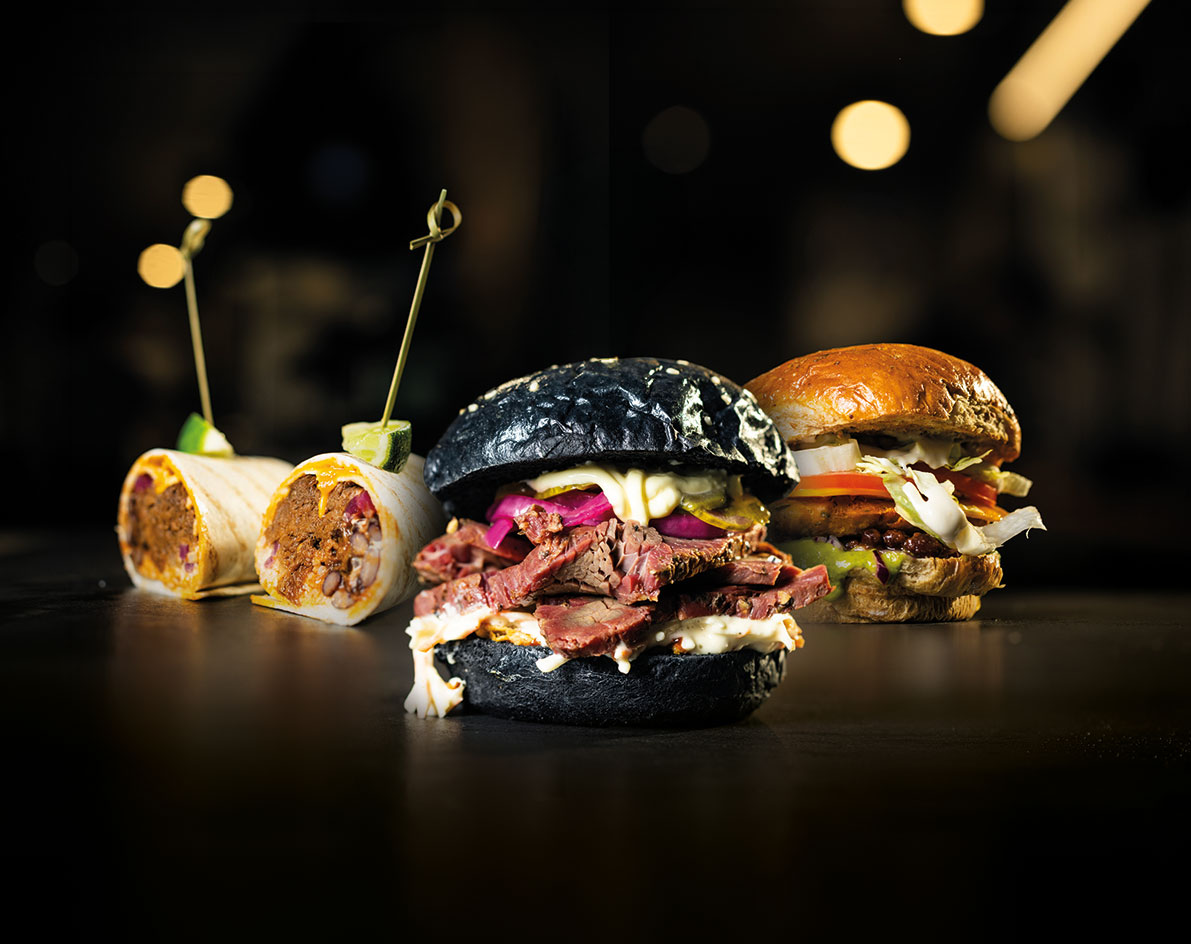 Le Burger Summer Specials mit Burgern und Burritos